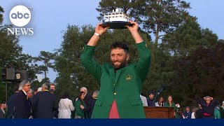 Jon Rahm wins Masters green jacket l GMA