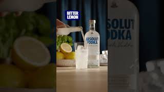 Lemon + Basil + Absolut Vodka = Absolut Lemon #cocktail #recipe #absolut