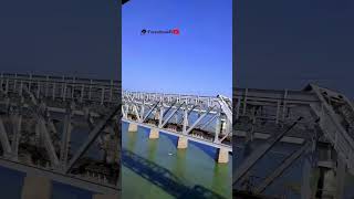 Beautiful Narmada River railway bridge at Hoshangabad #journey #sayari #shayari