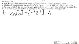 Circular Convolution Demonstration