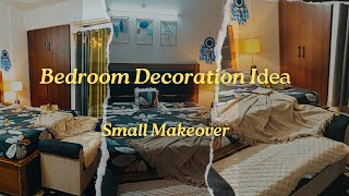 Bedroom Decoration💡🖼 Idea|Small 🏚room Makeover @Lets cook together