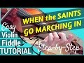 Violin - When the Saints Go Marching In - Tutorial for Beginners