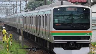 【VVVF直上走行音】E231系機器未更新車(墜落インバーター) 蓮田〜白岡