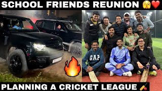 CRICKET MATCH WITH OLD SCHOOL FRIENDS 🏏🔥SCHOOL KI YAADEIN 😍