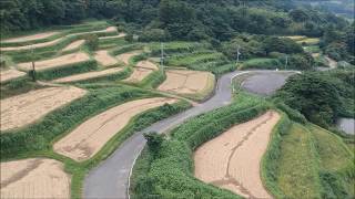 djispark空撮　山口県長門市　千畳敷と棚田