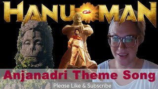 Anjanadri HanuMan Telugu Song Reaction @NicoleInIndia #hanuman #hanumanmovie #telugu #tollywood