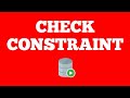 CHECK Constraint | Oracle SQL Tutorial for beginners | Techie Creators