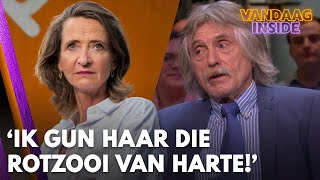 Johan reageert op kritisch rapport over NPO-baas: 'Ik gun het haar van harte' | VANDAAG INSIDE