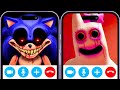 SHIN SONIC VS BANBALEENA & SHIN SONIC VS MASHA SCARY CALL!