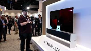 LG Rollable OLED TV R, THE ROLLABLE TV FROM LG.