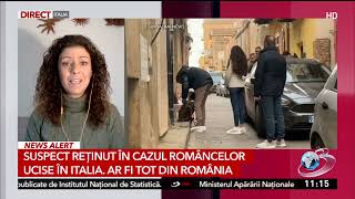 Suspect reţinut în cazul româncelor ucise în Italia.  Ar fi tot din România