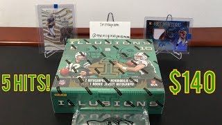 2018 Panini Illusions Football Hobby Box Break - $140 Per Box w/ 5 Hits (1 RPA)