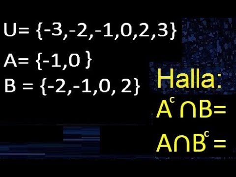 A Complemento Interseccion B Y B Complemento Interseccion A , Ejemplo 3 ...
