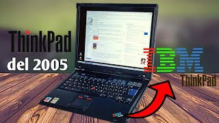 Laptop de hace 17 años. IBM Thinkpad T43(Windows XP)...😎