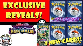 EXCLUSIVE Reveals from Twilight Masquerade! FOUR New Cards! New Pokémon TCG Set!