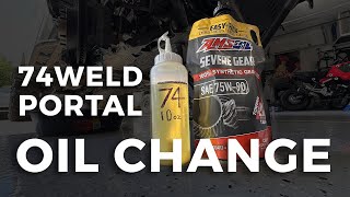 74Weld Portal Axle Oil Change