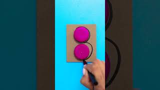 🔢 HOW TO WRITE NUMBERS? Easy STENCILS! ✍️✨ #shorts #learn