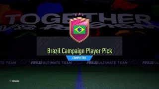 FIFA 22 - Insane Brazil Campaign Player Pick + 83+ x25 Pack