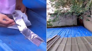 How to Use Super Waterproof Tape Repair Roof 2021