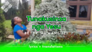 27) Tunakuwaki ffe/ Tunakusinza nga Yesu by Bety Muwangunzi | Lyrics video by Esteem Community