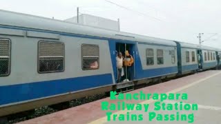 Kanchrapara Railway Station Trains Passing | Kanchrapara Railway Station | Sealdah Local Train ||