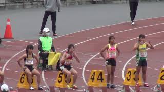 20201204112324 109年全國田徑錦標賽女子組100公尺預賽第2組 花蓮縣劉立琳進決賽。