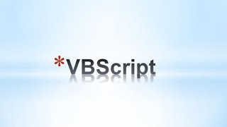 Sum by VB Script tutorial