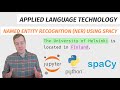 Named Entity Recognition (NER) using spaCy