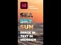 Image in text - Adobe InDesign Tutorial