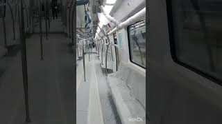 #DRIVERLESS NAMMA METRO#  #BOMMASANDRA TO RV ROAD  TRAIL  STARTED# #SHORT VIDEO # @Zeeshanvlogs53