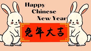 兔年快乐！新年祝福！