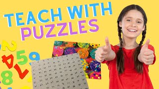How to Create a 100s Chart Puzzle Game - Teaching Kids Numbers