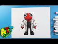 How to Draw Red Rainbow Friends