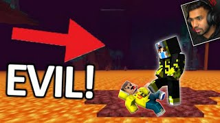 Indian gamers Evil Friends in Minecraft 🔴 techno gamerz, bbs, live Insaan, gamerfleet, smartypie