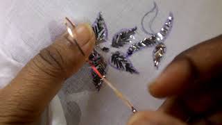 88. Mukaish work, badla work, kamdani work, hand embroidery tutorials