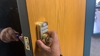 Weiser Smart Door Lock Installation