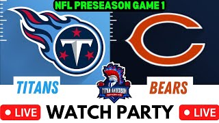 Tennessee Titans vs Chicago Bears LIVESTREAM Play By Play and Reaction | NFL #Titans #nfl #bears