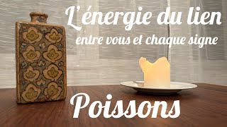 Poissons - L’Énergie du lien entre vous et chaque signe du zodiaque - Tirage de tarot