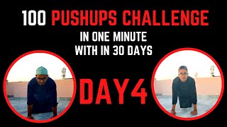 DAY 4: 100 pushups Challenge | Daily 100 Pushups | 100 Pushups A Day | Fitness Challenge For 30 Days