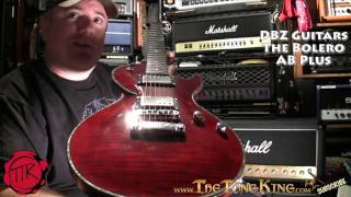 DBZ Bolero Guitar Demo \u0026 Review AB Plus - Dean B. Zelinsky using Marshall JCM800 Jet City Cabinet