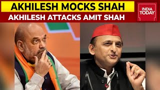 SP Chief Akhilesh Yadav Accuses Amit Shah Of Flouting Covid-19 Protocols | U.P Polls