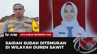 Polisi Temukan Siswi SMAN 61 yang Hilang di Jakarta Timur | AKIP tvOne