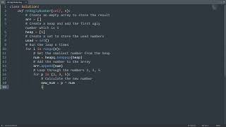 Leetcode 264. Ugly Number II in Python | Python Leetcode | Python Coding Tutorial | Python Code ASMR