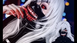 ☆ Female Kaneki Cosplay Makeup Tutorial Tokyo Ghoul  東京喰種-トーキョーグール-  コスプレメイク☆