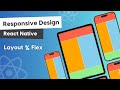 Responsive Design in React Native | Responsive UI | React Native Tutorial