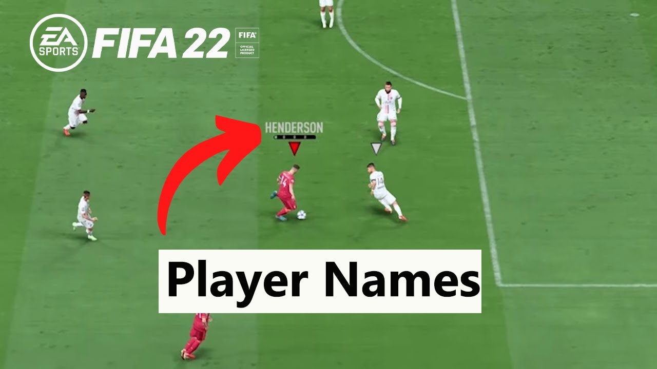 FIFA 22 - How To Enable Player Names - YouTube