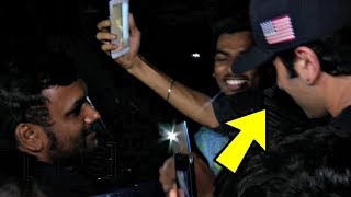 Ranbir Kapoor Mobbed By Fans At Sanju Success Party