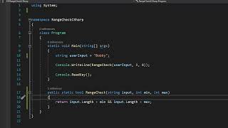 C# Validation: Range Check Tutorial