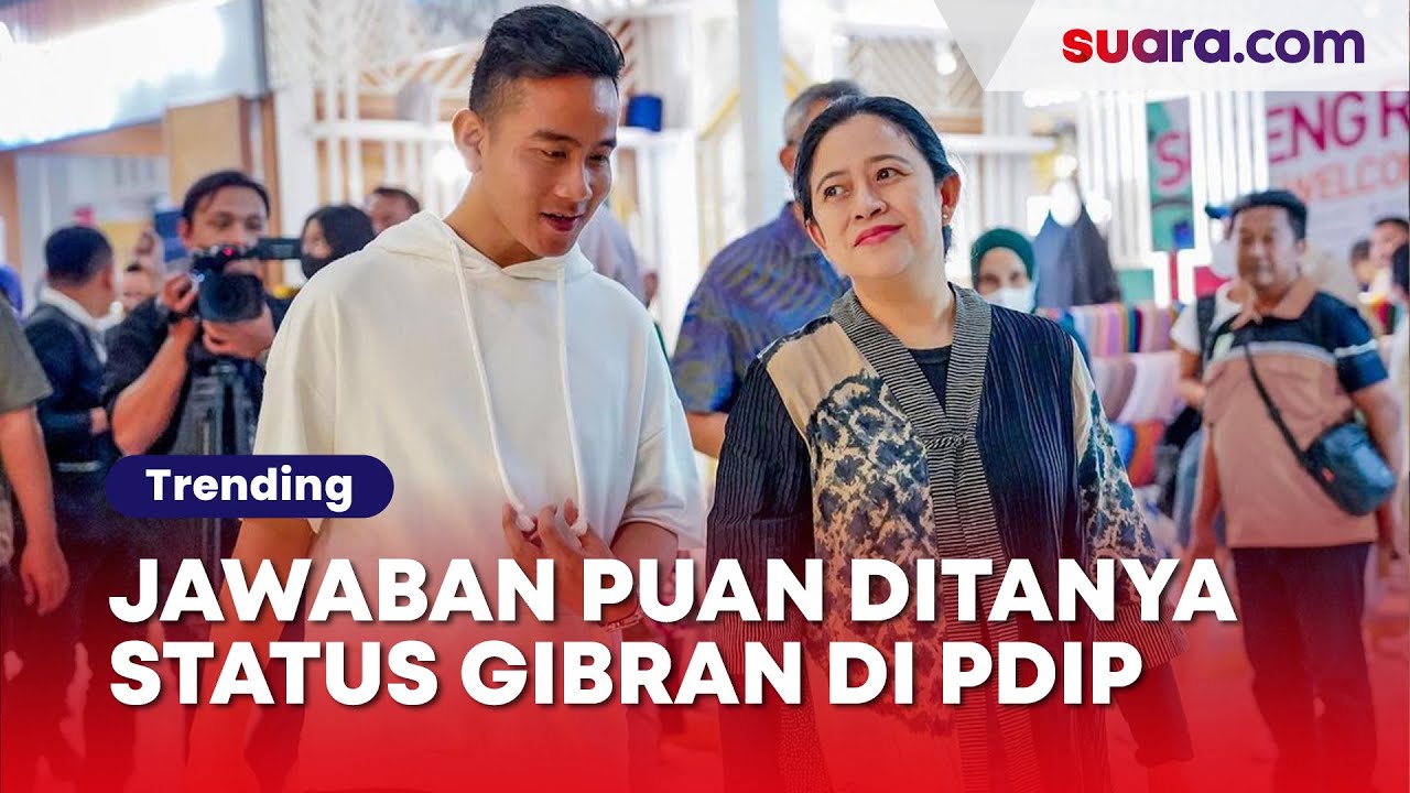 Jawaban Puan Ditanya Status Gibran Di PDIP: Sudah Jadi Cawapresnya Mas ...