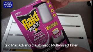 Raid Max Advanced Automatic Multi-Insect Killer | Product Unboxing and Installation